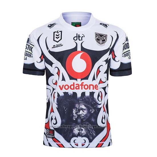 New Zealand Warriors Rugby Jersey 2020 White